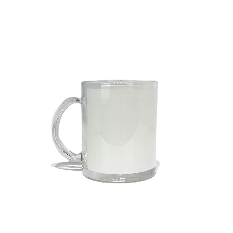 Индивидуальная печать DIY изображение Выход 11oz стекло белого цвета напечатанные фото молока холодной воды ручка может поставить микроволновую печь чашки для воды