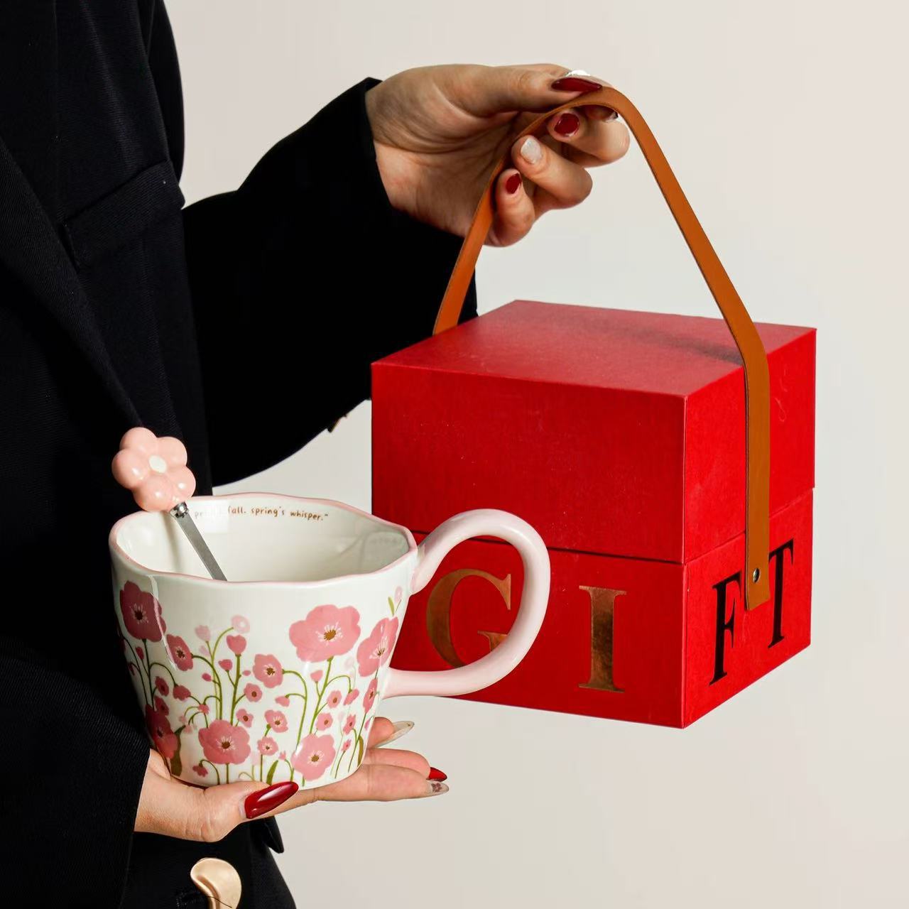 Tazas de cerámica de gran capacidad de tazas de agua de pareja de alta calidad tazas de café de oficina de mujeres tazas de té