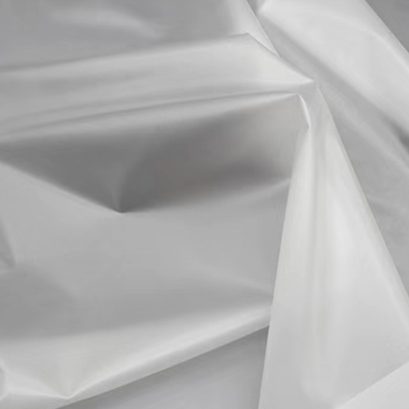 TPU半透白双磨砂薄膜雨衣防水袋本色双面雾薄膜环保防水聚氨酯膜