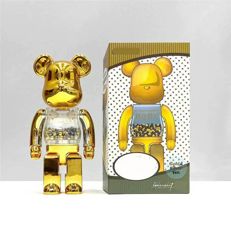 Bearbrick 400% Violent Xiong Fan Gogh — фигура «Подсолнух», кролик, звезда, луна, поверхностный трендовый дизайн