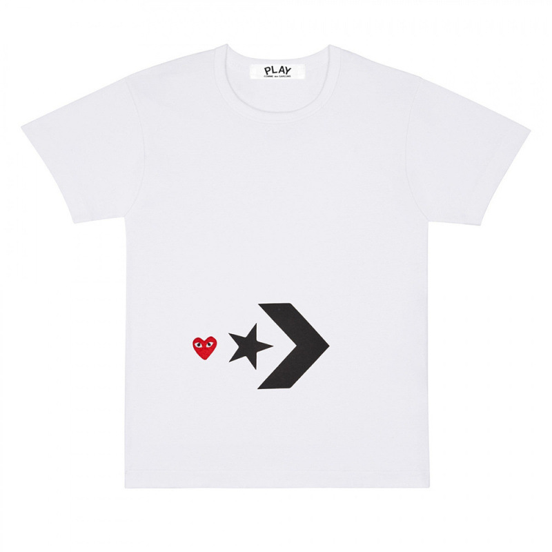 Comme des Garçons Play x Converse Play Together T-shirt White