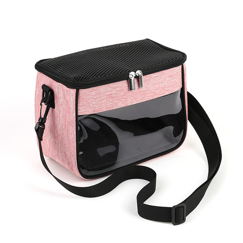 Amazon cross-border small pet outing bag portable windproof shoulder bag crossbody pet bag hamster cage
