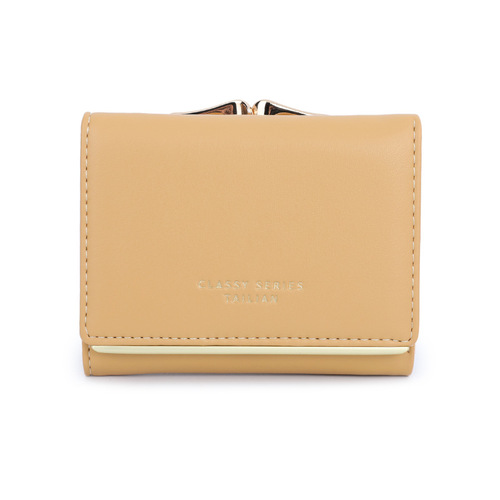 Talian Wallet Women's Fashion New Short Style Ins Cute and Versatile Student Multi-Card Slot Coin Purse Directly from the Manufacturer