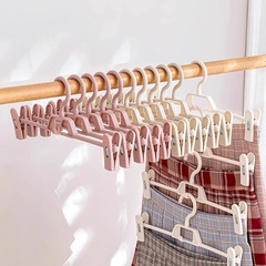 ズボンの棚のズボンのクリップの家庭用のタンスはズボンの専用の神器のハンガーを収納します。
