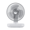 New mini small fan light sound USB charging fan Student office household 4000 mAh creative inspi