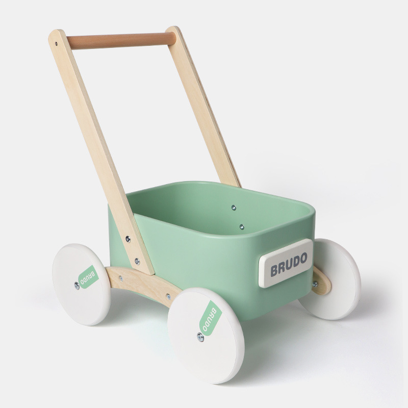 Juguetes infantiles de madera para bebés caminantes carro de compras multifuncional carro de playa 4 - 6 años de edad image 10