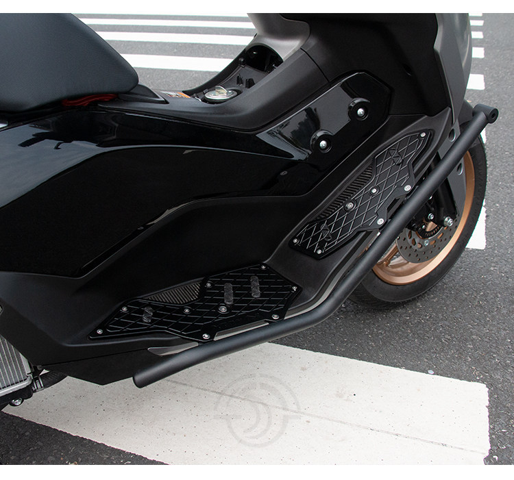 Suitable for 25 Models of Yamaha Nmax155 Modified Foot Pedal Guards, Aluminum Alloy Foot Pedals, Stainless Steel Bumpers