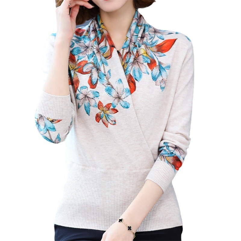 E5939 940K ÁO LEN NỮ TAIRYA ÁO LEN MÙA XUÂN THU ĐÔNG TRUNG NIÊN THỜI TRANG NỮ G03 SẢN PHẨM MỚI