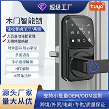 木门家用通涂鸦蓝牙密码锁外贸球形智能门锁指纹锁电子锁跨境批发