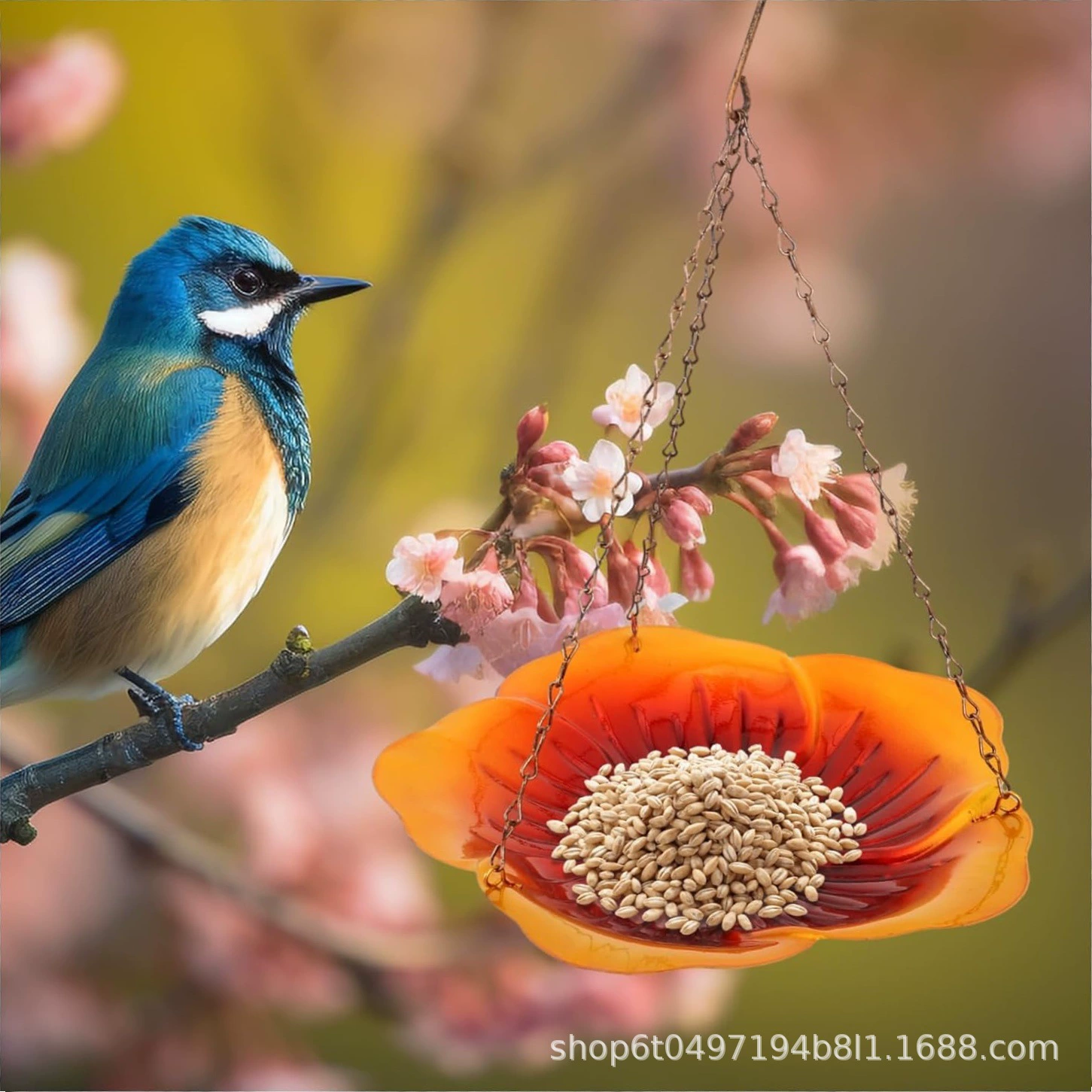 Трансграничная горячая распродажа тарелки для кормления птиц на открытом воздухе