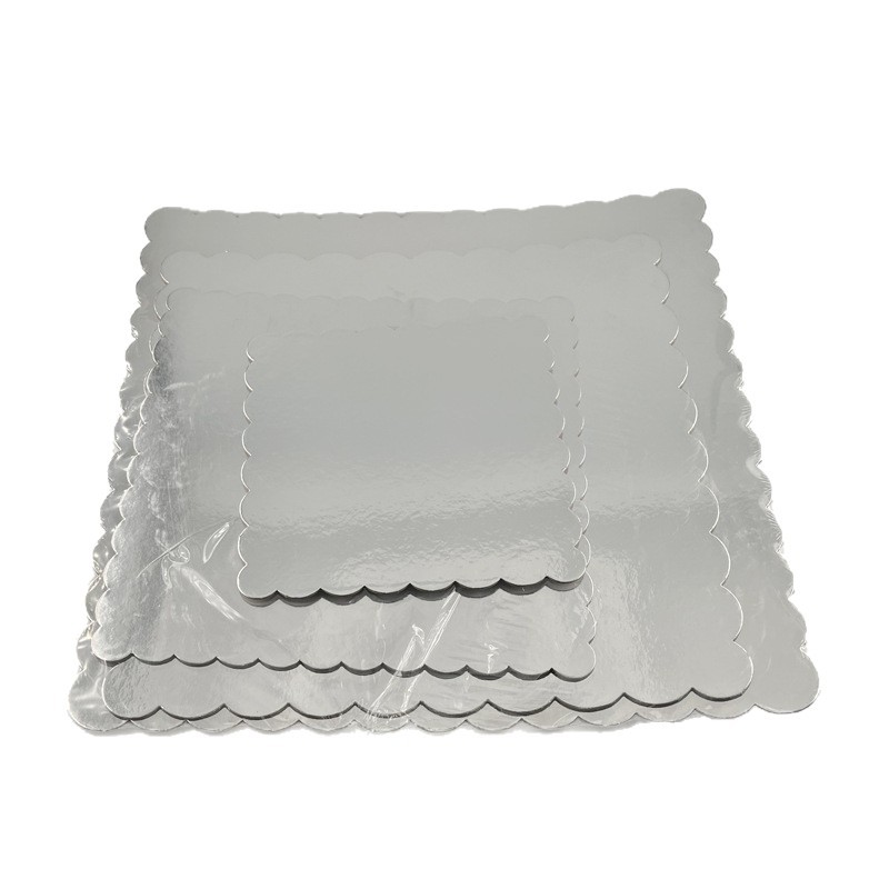 Amazon para placa de transferencia de pastel desechable 8 / 10 / 12 pulgadas almohadilla de pastel bandeja de embalaje de pastel de cumpleaños