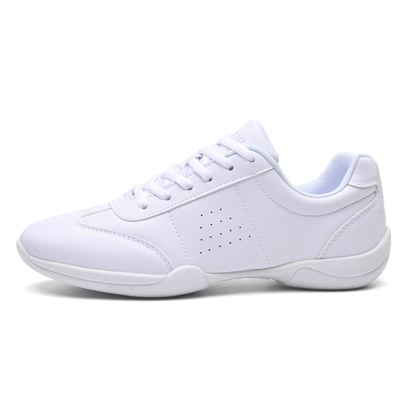 Zapatos aeróbicos deportivos, zapatos blancos, zapatos deportivos, zapatos de entrenamiento para mujeres, zapatos de competencia, zapatos suaves para niños