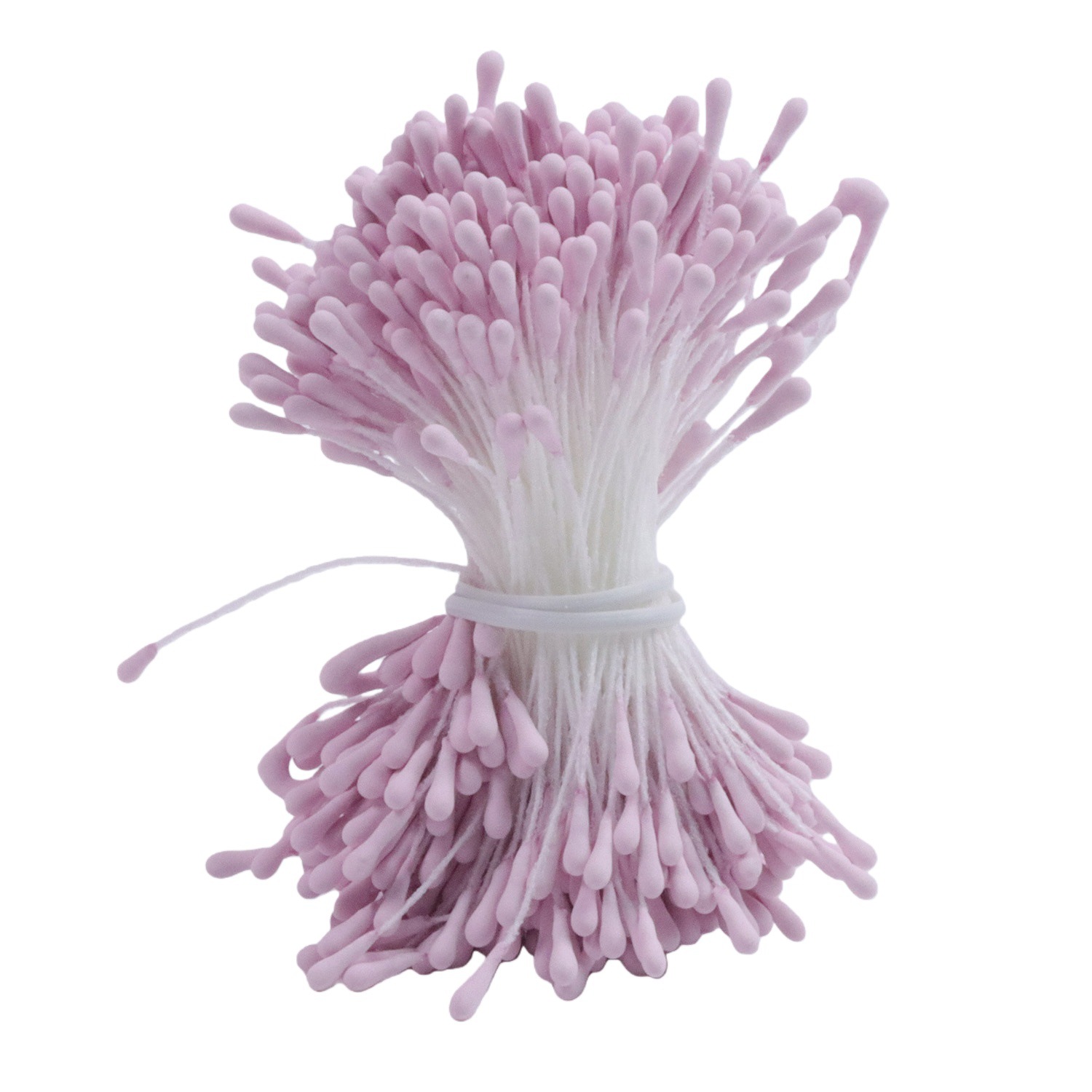 2 mm, 390 piezas, núcleo de flor mate, flor artificial, estambre de yeso ecológico, material para rosas y lirios, cabezal a juego