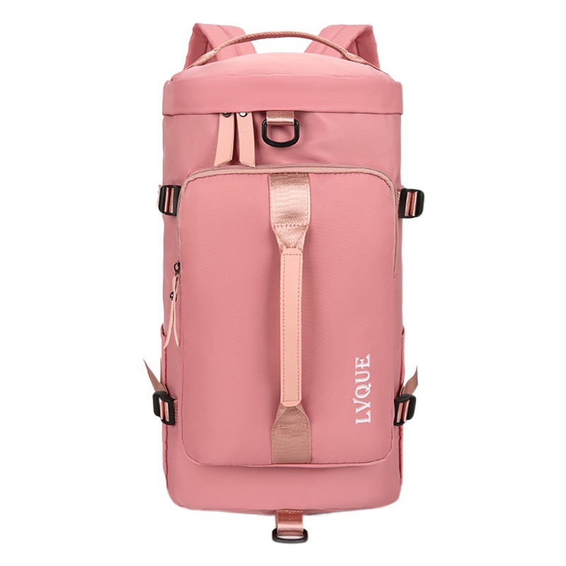 2023 nueva bolsa de viaje de tres usos de gran capacidad mochila portátil de los hombres de moda de almacenamiento ligero cubo redondo al aire libre bolso de hombro