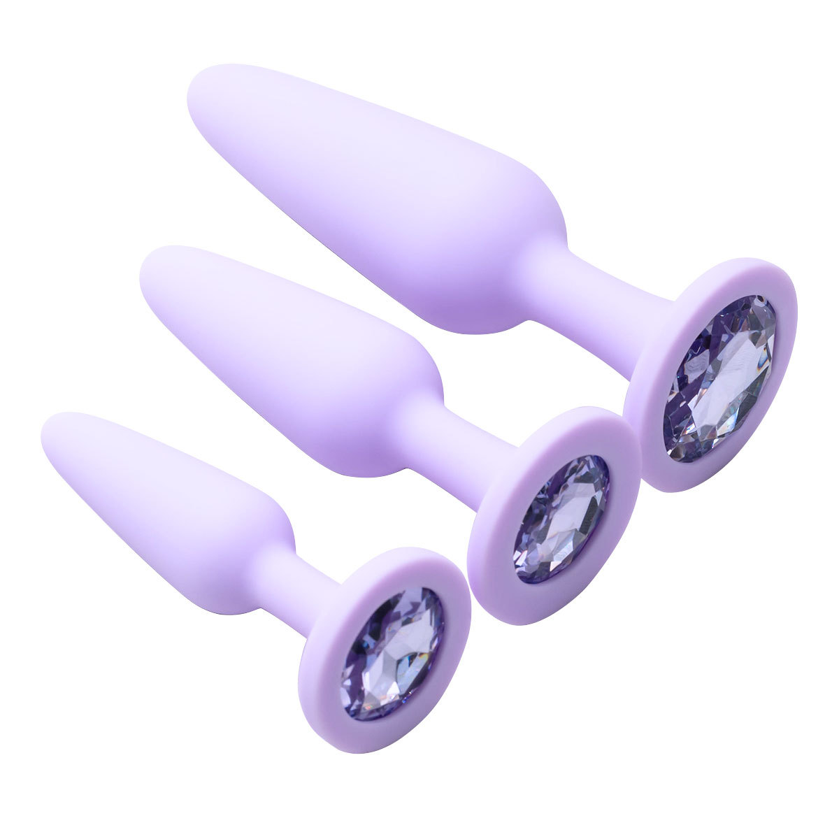 New Tuanhua Purple Silicone Anal Plug for Adults, Men and Women, Alternative Toy Anal Plug Wholesale, Support Dropshipping