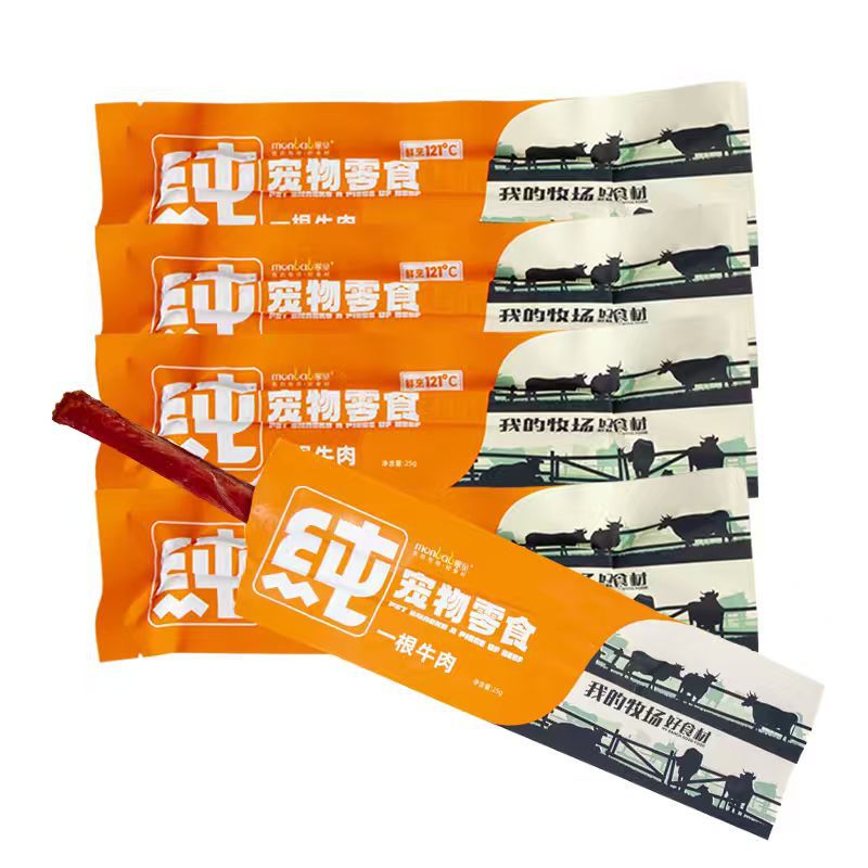 Mengbei pet food greedy a Beef Jerky beef bar dog snacks pet dog dog snacks wholesale generation