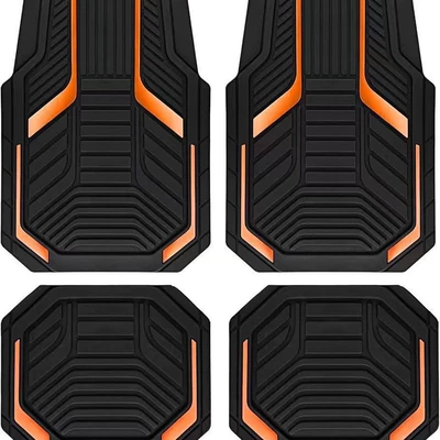 Avtomobil döşəmə paspasları – crystal velvet car floor mats, wear-resistant - car-floor-mat-18-3344cmcrystal-velvet-two-piece-set