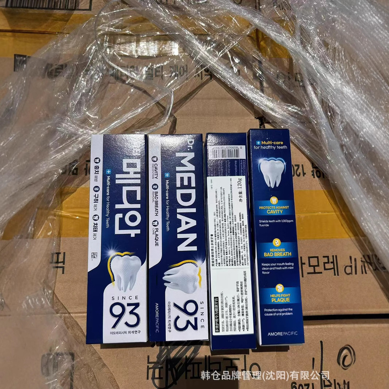 韩国进口麦迪安健齿博士多效牙膏93牙膏120g新款|undefined
