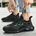 男鞋夏天透气运动鞋老爹鞋气垫弹力跑步鞋软底踩屎感防滑耐磨鞋子