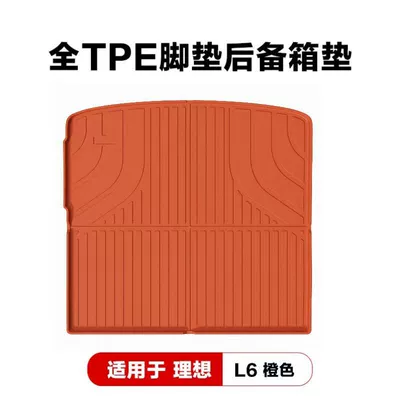 of Ideal L6Pro Maxi8/I6/L7/L8/L9 Tpe | Modelə uyğun ayaqaltı - ideal-l6-orange-trunk-mat