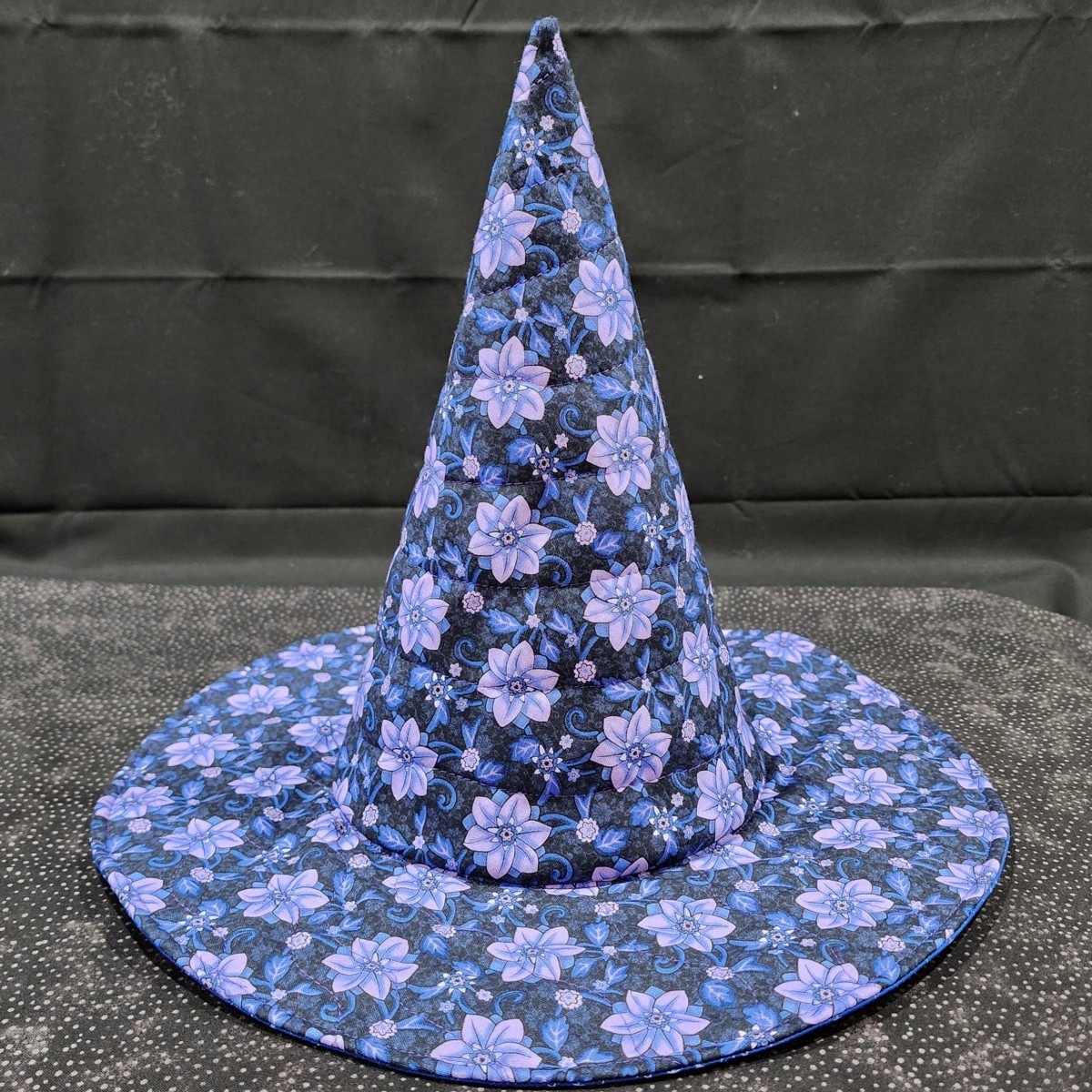 Cross-border bestseller quilted witch hat, vintage handmade art hat, Halloween party costume holiday gift