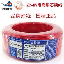 武漢電線二廠單股無氧銅芯硬線ZC-BV2.5,國標足米