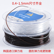 水晶线圆牛筋结实耐磨手串透明弹力线松紧绳玻璃丝弹力绳韩国进口