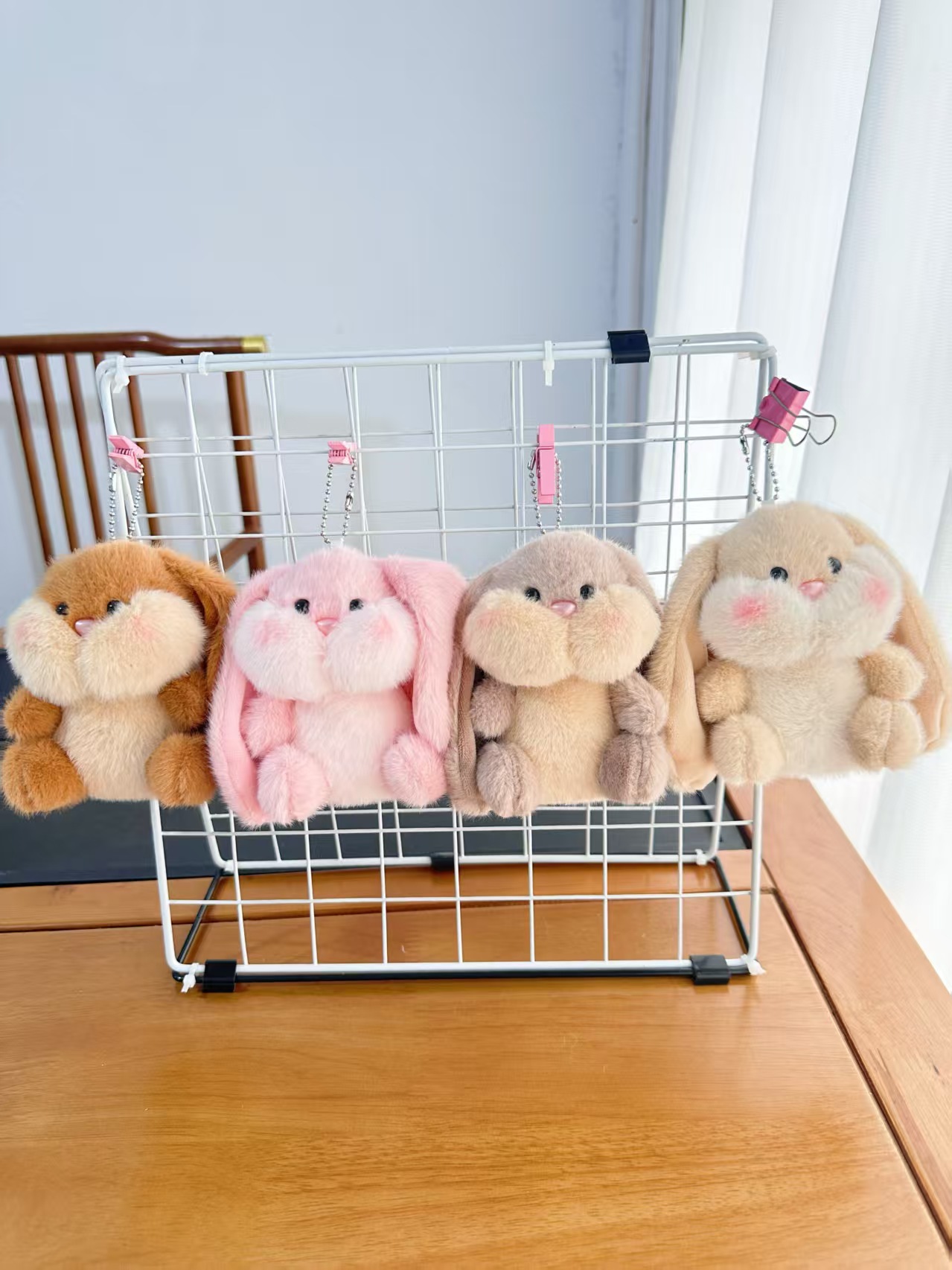 Cuatro pulgadas muñeca de peluche pequeño colgante muñeca llavero muñeca mochila colgante juguete de peluche regalo