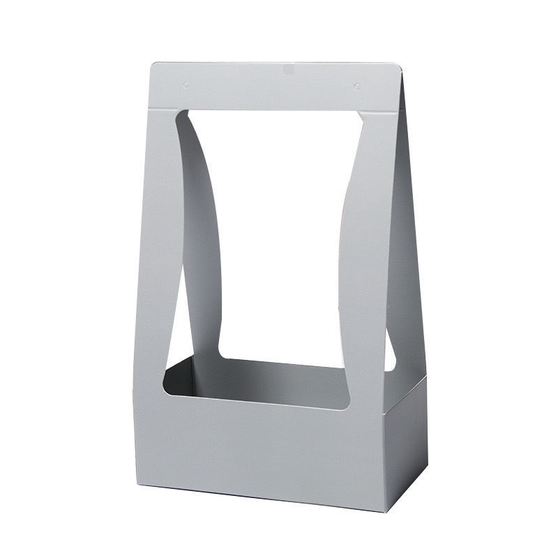 Cesta de flores portátil coreana creativa, caja de regalo en forma de corazón festivo, caja de papel, caja de embalaje de arreglos florales al por mayor, bolsa de caja de flores