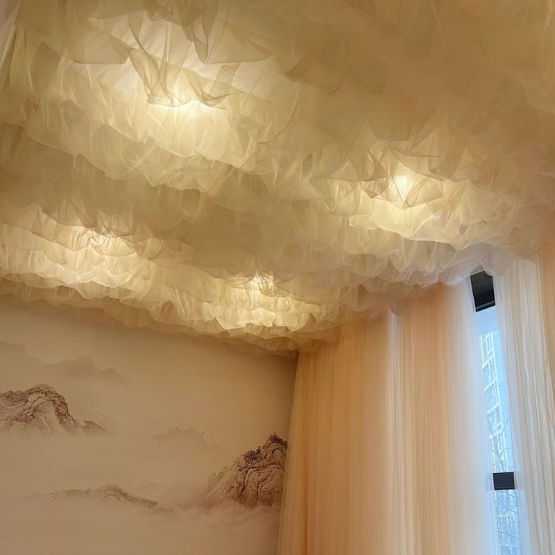Beauty Salon Gauze Curtains for Ceiling Decoration, Private Room Ceiling Drapes Beauty Salon Gauze Curtains for Ceiling Decoration, Private Room Ceiling Drapes