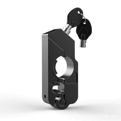 handle lock aluminum alloy – Motorcycle Lock - black
