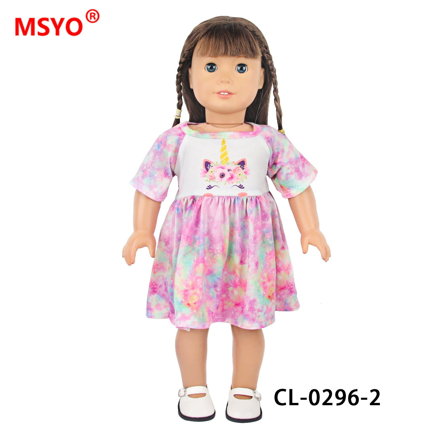 Милая кукла-девочка, пижама, реборн-д doll, 18 дюймов, США, детская одежда, единорог