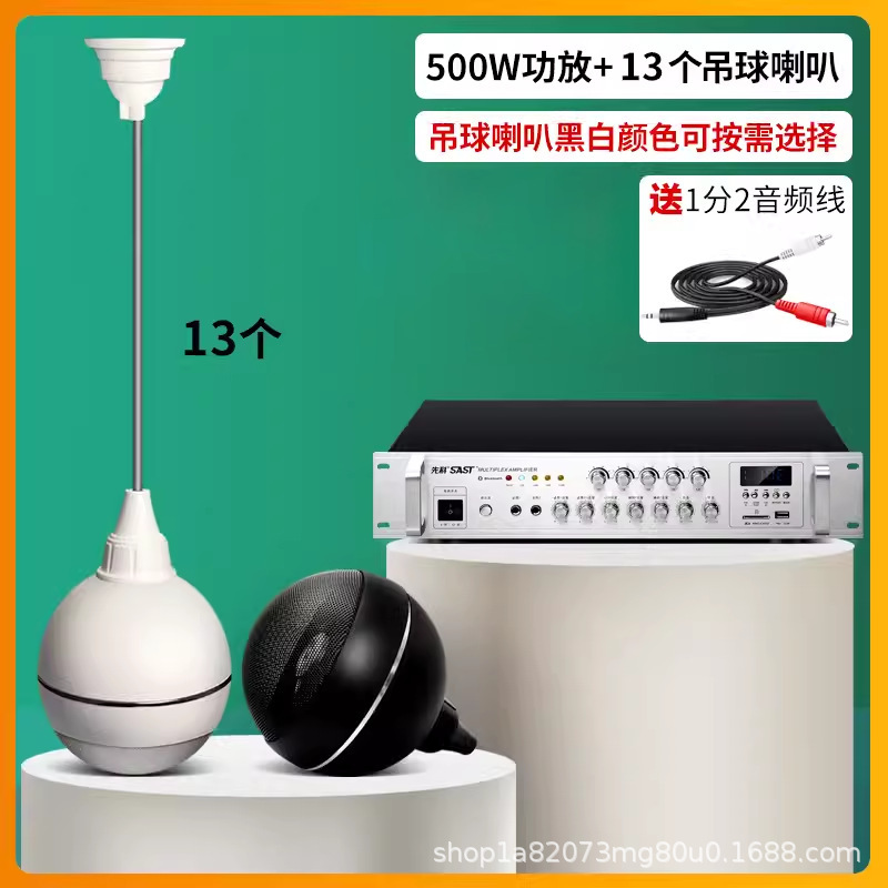 SAST/Xianke S5-2 ハンギングボールオーディオレストラン屋内吊り天井スピーカーセット Bluetooth アンプスピーカー|undefined