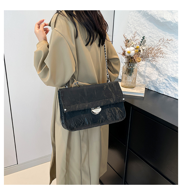 Lille niche med stor kapacitet til kvinder 2024 ny afslappet kædearmhuletaske, moderigtig og alsidig enkelt skulder_voghion.com