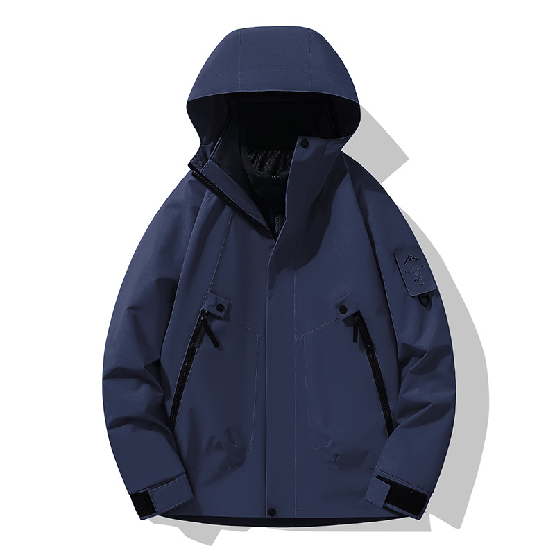 Nuevo tipo de chaqueta de asalto de cáscara blanda para hombres y mujeres al aire libre chaqueta deportiva chaqueta 3 en 1 chaqueta de montaña a prueba de viento