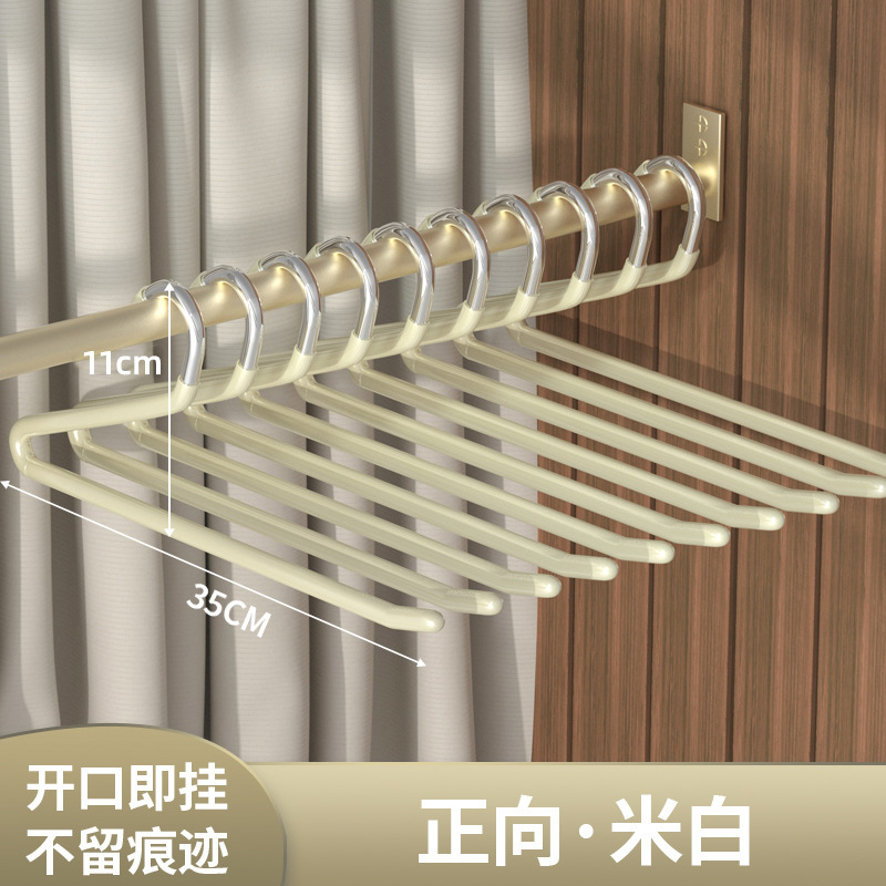 鹅型裤架家用无痕裤挂衣柜内置防滑z字多功能挂裤子衣架收纳神器|undefined