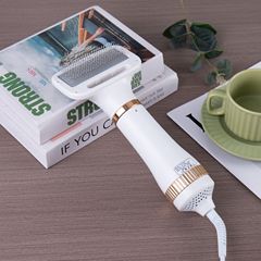 ペット用ドライヤー 2in1 猫犬用電動ドライヤー 電動クリーニング＆グルーミングコーム ホットエアコーム 毛取り神器