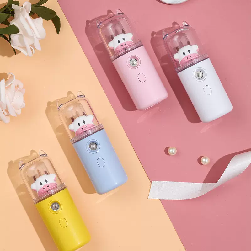 补水仪加湿器手持USB 充电补水仪喷雾蒸脸器喷雾仪可喷酒精消毒液