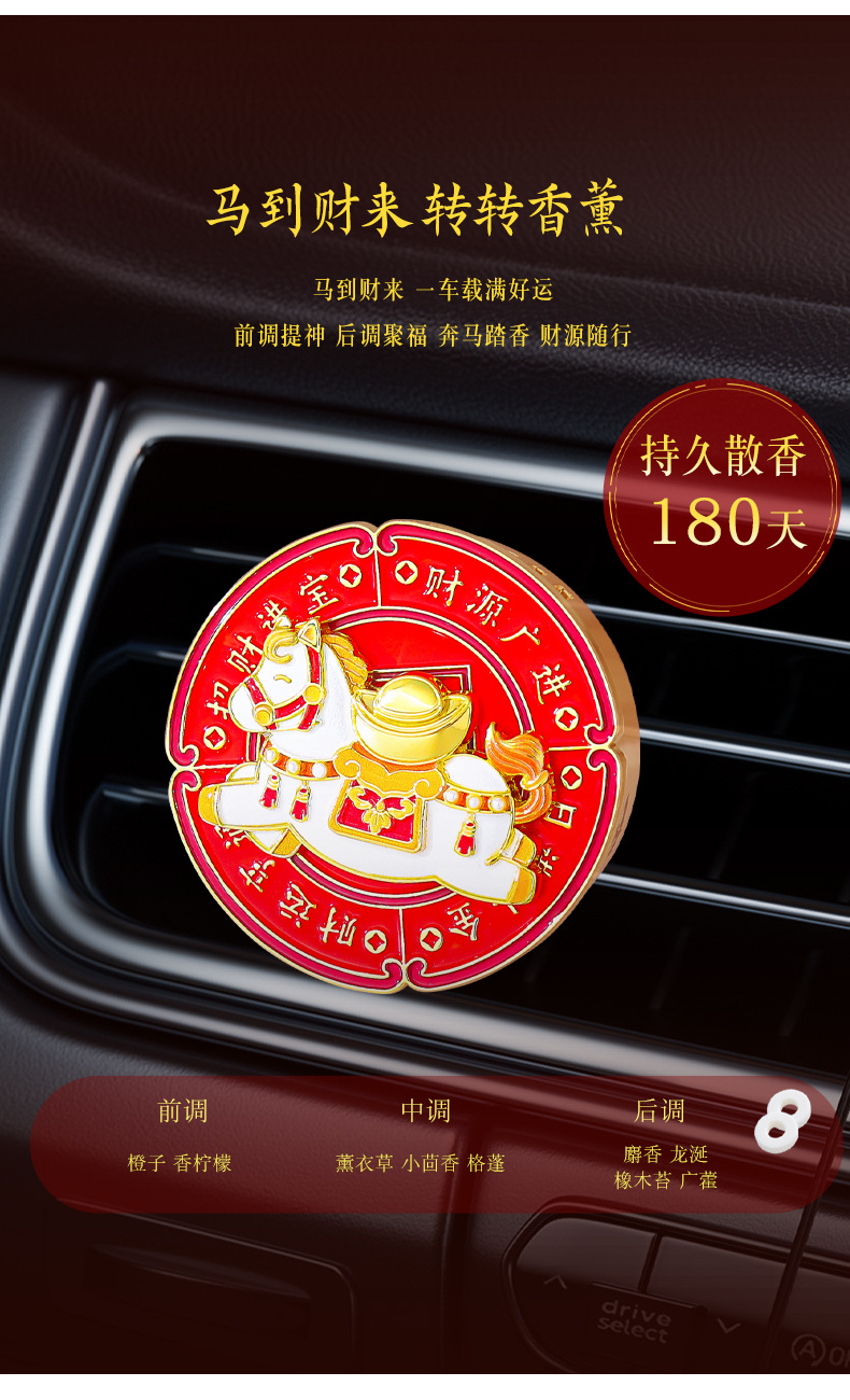 Lily Story Car Fragrance New Release: Forbidden City Collaboration Solid Car Fragrance Vent Diffuser