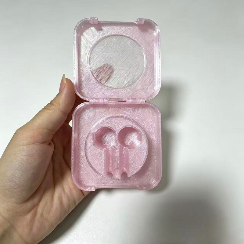 Cross-border bestseller: Rotating earphone storage case for Apple earphones, 3D printed storage case, portable for travel Cross-border bestseller: Rotating earphone storage case for Apple earphones, 3D printed storage case, portable for travel