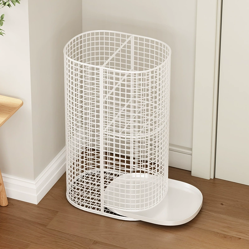 Umbrella with umbrella holder, capacious storage system, drying rack for commercial use