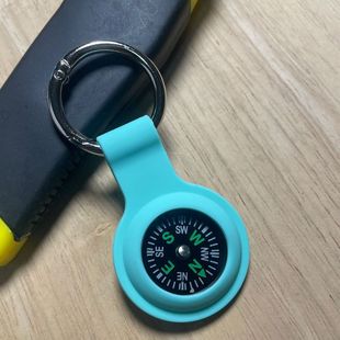 Outdoor Navigation Off-road Compass Keychain Necklace Compass Student Experiment Quick Hanging Buckle Compass North Printable