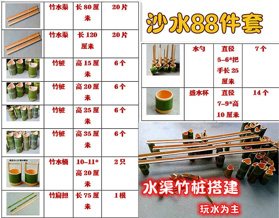 88-piece set of sand and water toys [mainly for water play] ✓✓