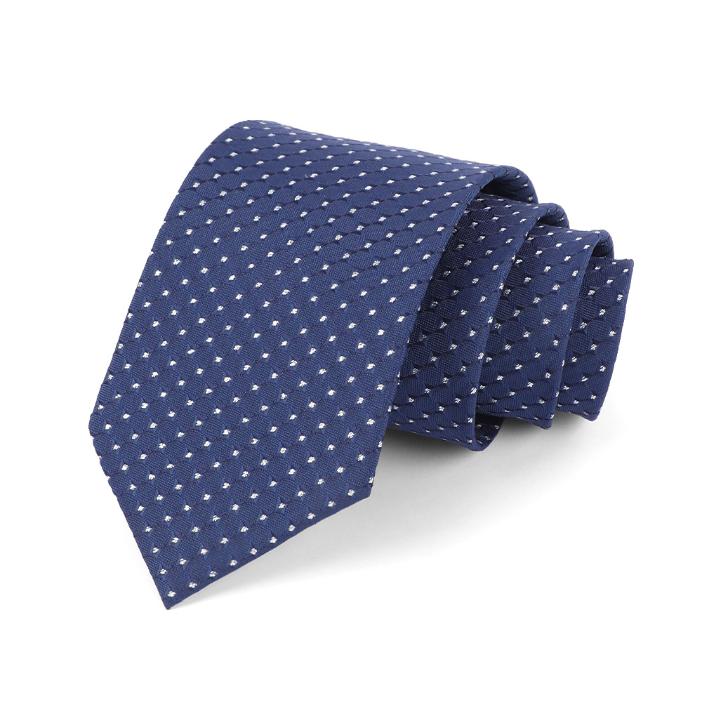 Corbata de hombre 8cm para hombre, bordado jacquard de alta calidad para hombre, corbata de negocios, corbata de seda de poliéster, fábrica al por mayor