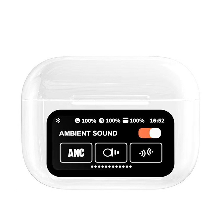 クロスボーダーホットモデル Huaqiangbei A9pro Bluetooth ヘッドセット、カラースクリーンと長いバッテリー寿命を備えた ANC ノイズリダクションワイヤレススポーツヘッドセット|undefined