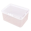 Rectangular transparent PP plastic box 120x85x65 with block parts storage box manufacturer wholesale packaging box
