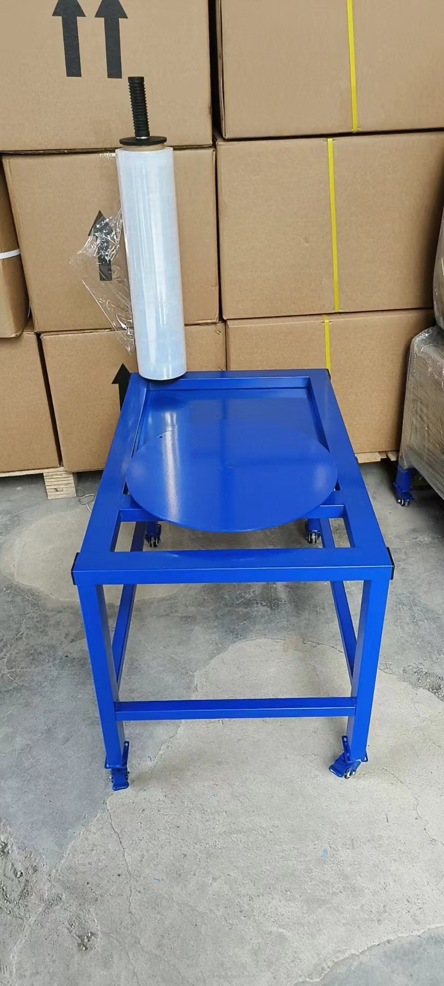Máquina de embalaje de película envolvente multifuncional cinta adhesiva disco embalaje máquina de embalaje de película estirada máquina de embalaje de película de bobinado eléctrico