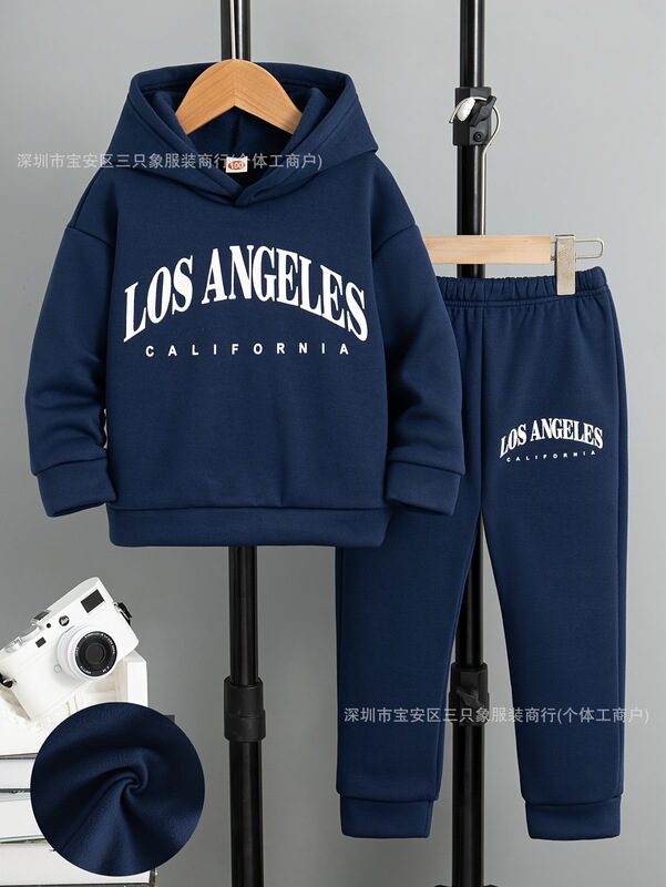Boys' warm hoodie set, children's autumn sports set 男童卫衣|undefined