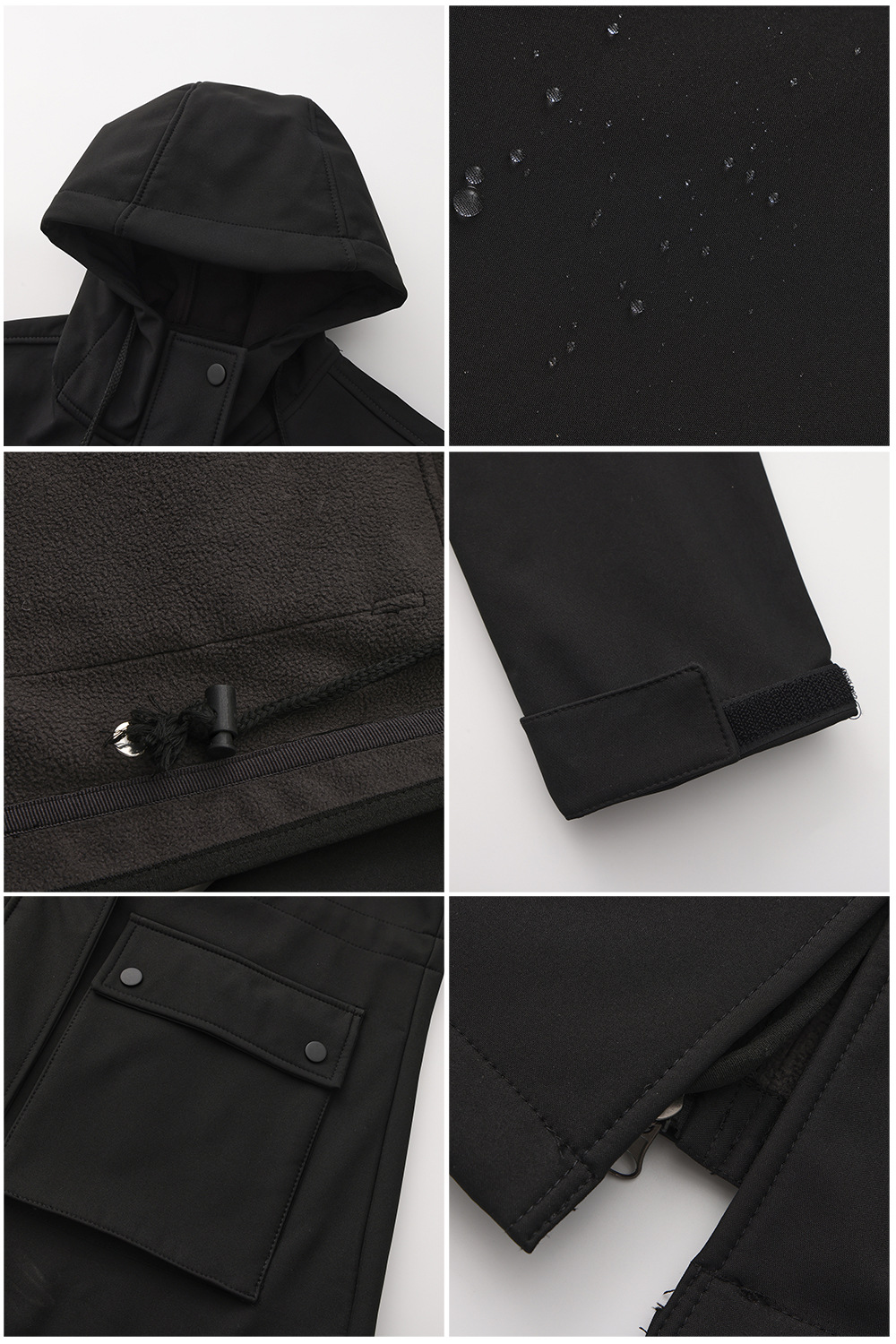 Waterdichte windjack met capuchon voor dames - lichtgewicht regenjas voor herfst en winter (EU-maten S-XXXL)_voghion.com