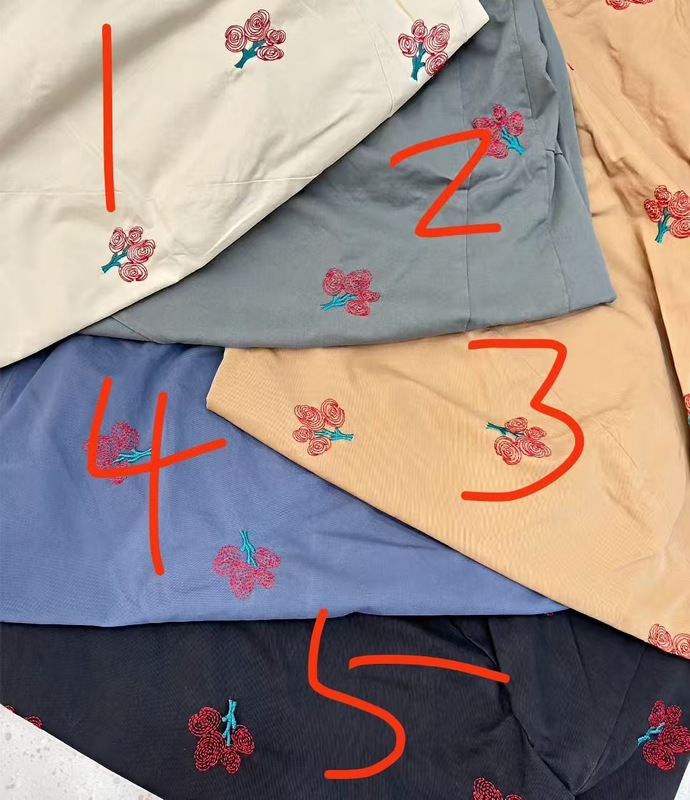 2025秋季新款女下装阔腿裤文艺风ins外贸裤子刺绣高腰休闲裤复古|undefined